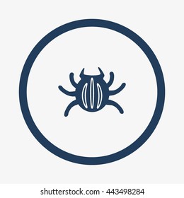 crawling beetle, icon