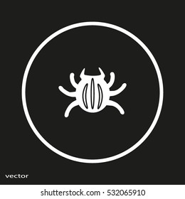 crawling beetle, icon