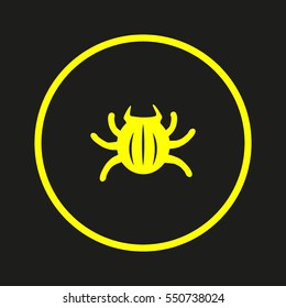 crawling beetle, icon