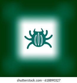 crawling beetle, icon