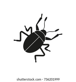 Crawling insect simple icon