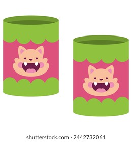 Crawling knee pads vector cartoon illustration isolated on a white background.