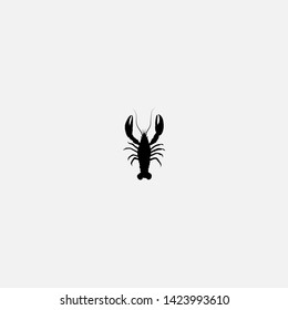 crayfish fish icon sign signifier vector