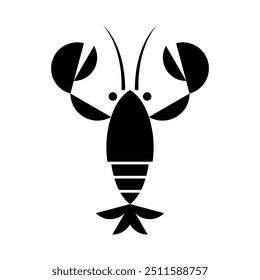 Crayfish logo. Icon design. Template elements