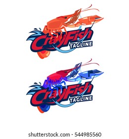 Crayfish Logotype - Vector Illustration