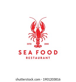 Crayfish Prawn Shrimp Lobster Claw Seafood Logo Design Inspiration