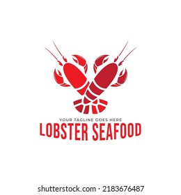 Crayfish Prawn Shrimp Lobster Claw Seafood Logo Design Inspiration