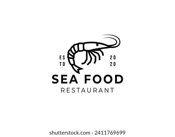 Crayfish Prawn Shrimp Lobster Claw Seafood Logo Design Inspiration