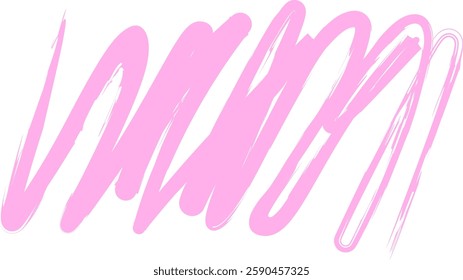 Crayon Abstract Scribble Vector Illustration