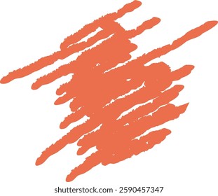 Crayon Abstract Scribble Vector Illustration