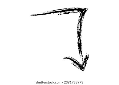 crayon arrows, black hand draw doodle sketch
