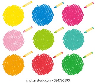 crayon collection Vector
