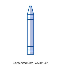 crayon color isolated icon