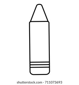 crayon color isolated icon
