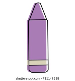 crayon color isolated icon