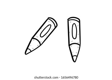 dibujo de mano vectorial de icono de garrapón 