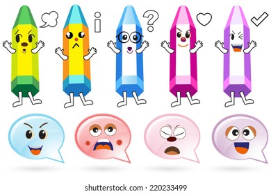 Crayon Emoticons 