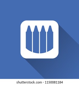 crayon icon design