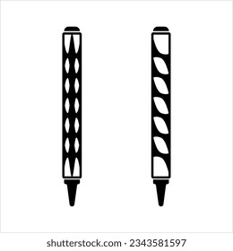 Crayon Icon, Zeichnen Crayon Vektorgrafik Illustration