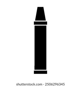 Crayon icon illustrated on background