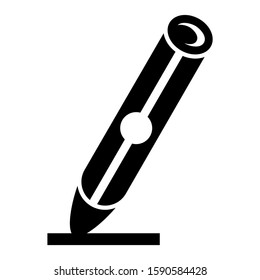 crayon icon isolated sign symbol vector illustration - high quality black style vector icons
