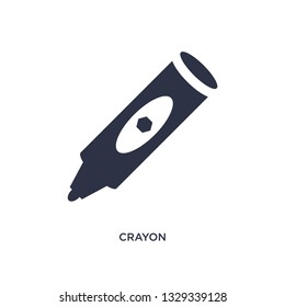 crayon icon. Simple element illustration from education 2 concept. crayon editable symbol design on white background. Can be use for web and mobile.