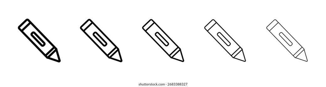 Icono de lápiz Arte vectorial Ilustración