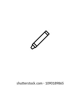 Crayon icon. Crayon vector illustration