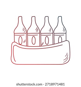 Icono de crayón con fondo blanco Ilustración de stock de Vector