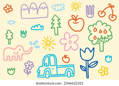 Crayon Kids Drawing Material Drawing Kit