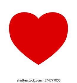 Crayon painted valentine heart texture. Isolated Hand drawn red love symbol. Grunge holiday romantic sign. Stroke shaded shape. Icon, badge, label background. High detailed quality. EPS10 vector.