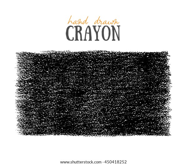 クレヨンの落書きのテクスチャー ワックスパステルのスポット グランジチョークの背景に鉛筆の手描き 白い背景に黒 ベクター画像の背景 のベクター画像素材 ロイヤリティフリー