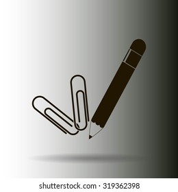 crayon and staples