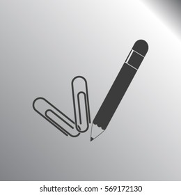 crayon and staples