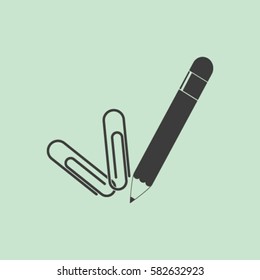 crayon and staples