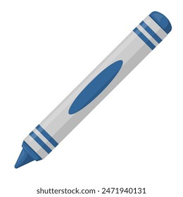 crayon stationery tool icon image vector illustration design