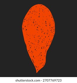 Burbuja de discurso de cuadro de texto de crayón con bordes irregulares. Líneas de estilo de boceto, superficie de pizarra para escribir mensajes.