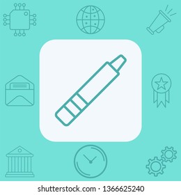 Crayon vector icon sign symbol