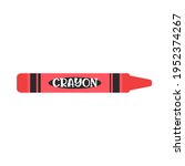Crayon vector A variety of color crayons arranged Leave space for text.