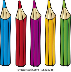 Cartoon Crayon Images, Stock Photos & Vectors | Shutterstock