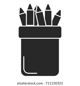 crayons colors in holders