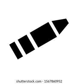 crayons icon isolated sign symbol vector illustration - high quality black style vector icons
