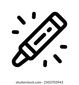 crayons icon. vector line icon for your website, mobile, presentation, and logo design.