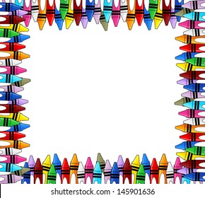Crayon Border Images, Stock Photos & Vectors | Shutterstock