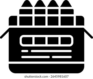 Crayons New Creative Vector Icons Design