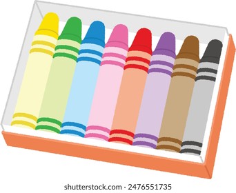 Crayons are paints made by mixing melted wax and pigments, then cooling and solidifying them into a stick shape. Used for Western movies, children's paintings, etc.