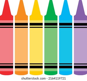 Crayons School Color Name Frame