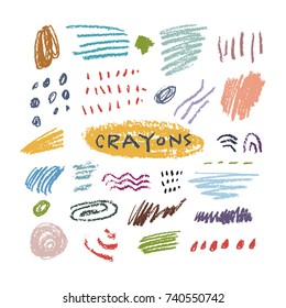 Crayons set color