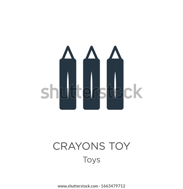 Crayons toy\
icon vector. Trendy flat crayons toy icon from toys collection\
isolated on white background. Vector illustration can be used for\
web and mobile graphic design, logo,\
eps10