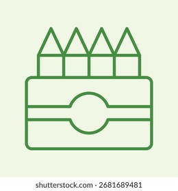 Crayons moda belo design útil criativo vetor Ilustração arte colorido background.eps